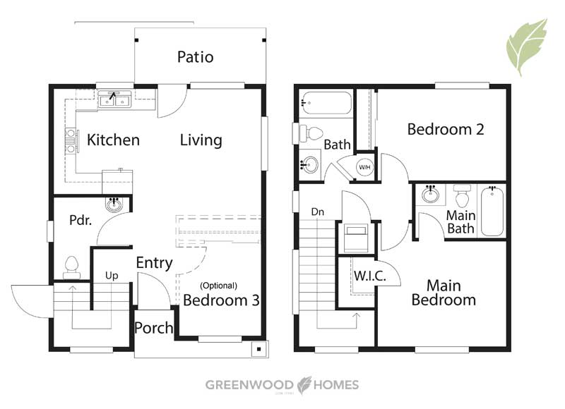 Kellogg Cottages – Building 3 Floor Plan Building 3 Unit C