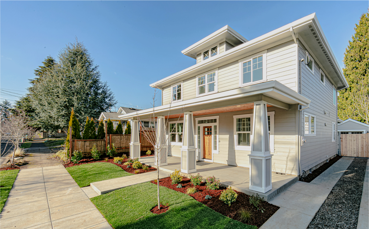 A custom home built by Greenwood Homes