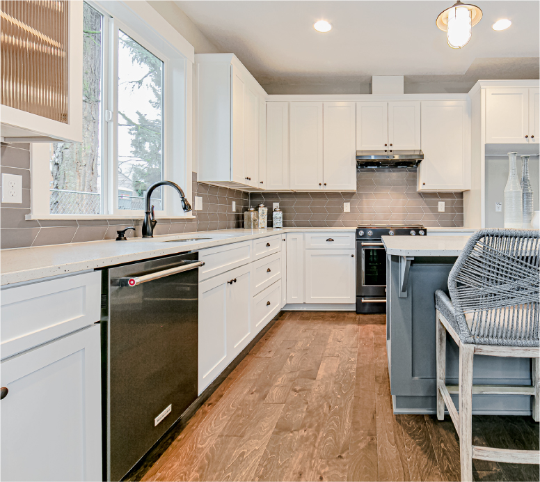 A kitchen built by Greenwood Homes 